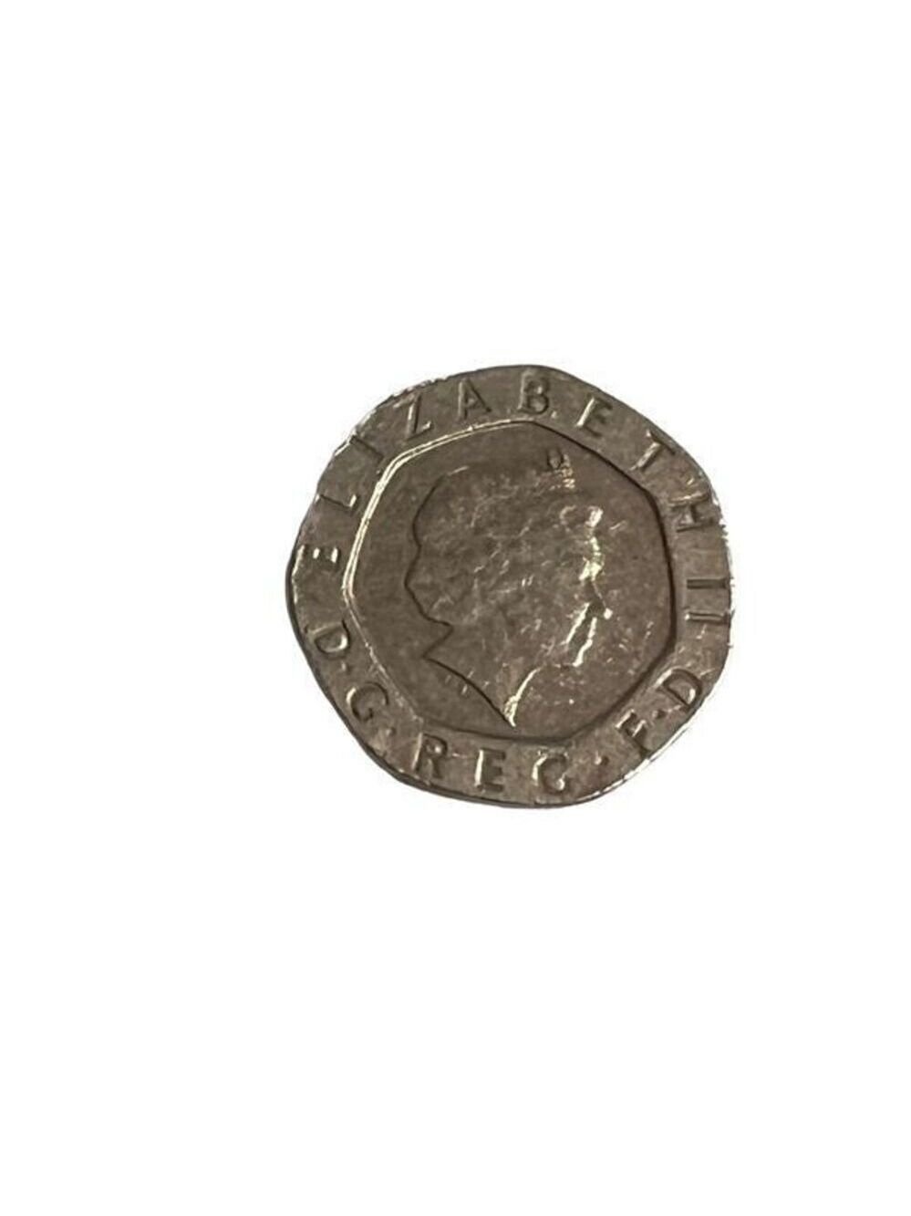 Queen Elizabeth II 2002 Twenty Pence 20P Coin UK Royal Mint